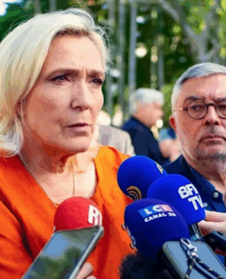 Rassemblement National's Marie Le Pen